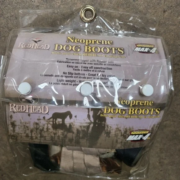 Red Head Camo Dog Shoes SZ M - Picture 6 of 7